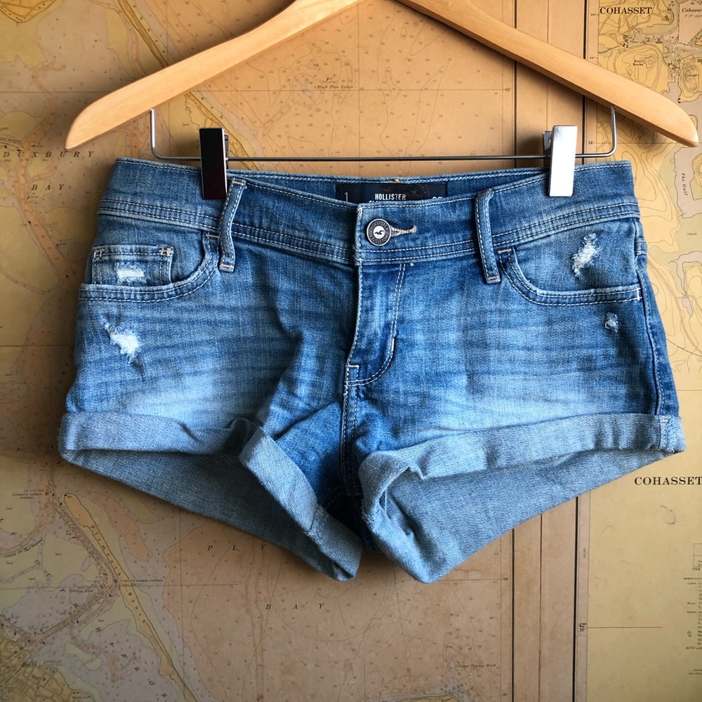 Hollister denim shorts